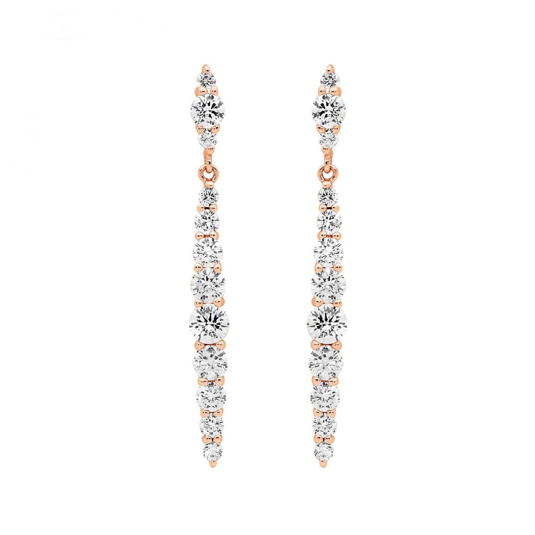 CZ Drop Earrings