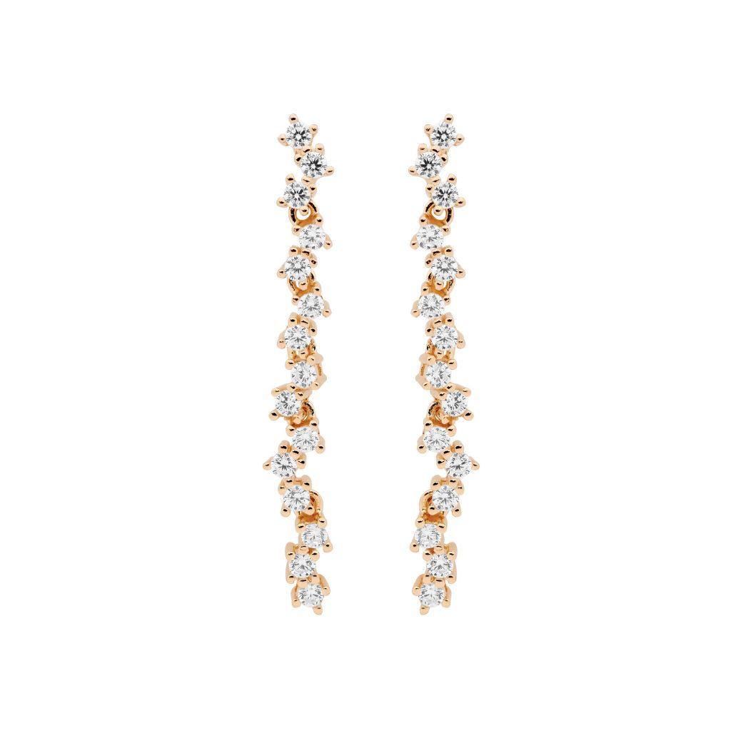 CZ Drop Earrings