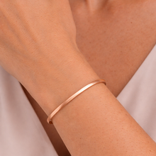 Load image into Gallery viewer, 9ct Rose Gold Silver Filled Bangle
