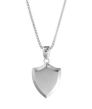 Load image into Gallery viewer, Steel Shield Necklace
