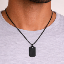 Load image into Gallery viewer, Steel Dog Tag Necklace
