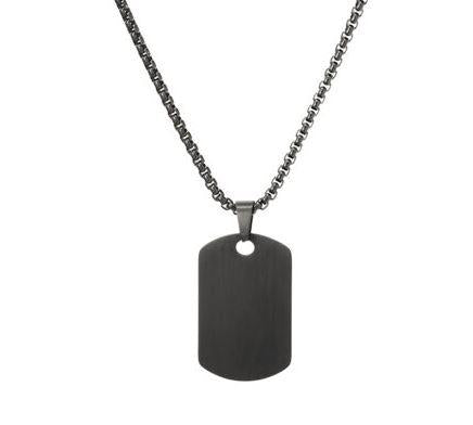 Steel Dog Tag Necklace