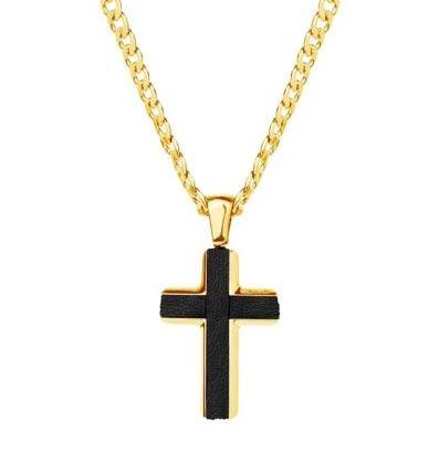 Steel Cross Necklace