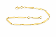 Load image into Gallery viewer, 9ct Yellow Gold Bar Bracelet
