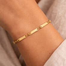 Load image into Gallery viewer, 9ct Yellow Gold Bar Bracelet
