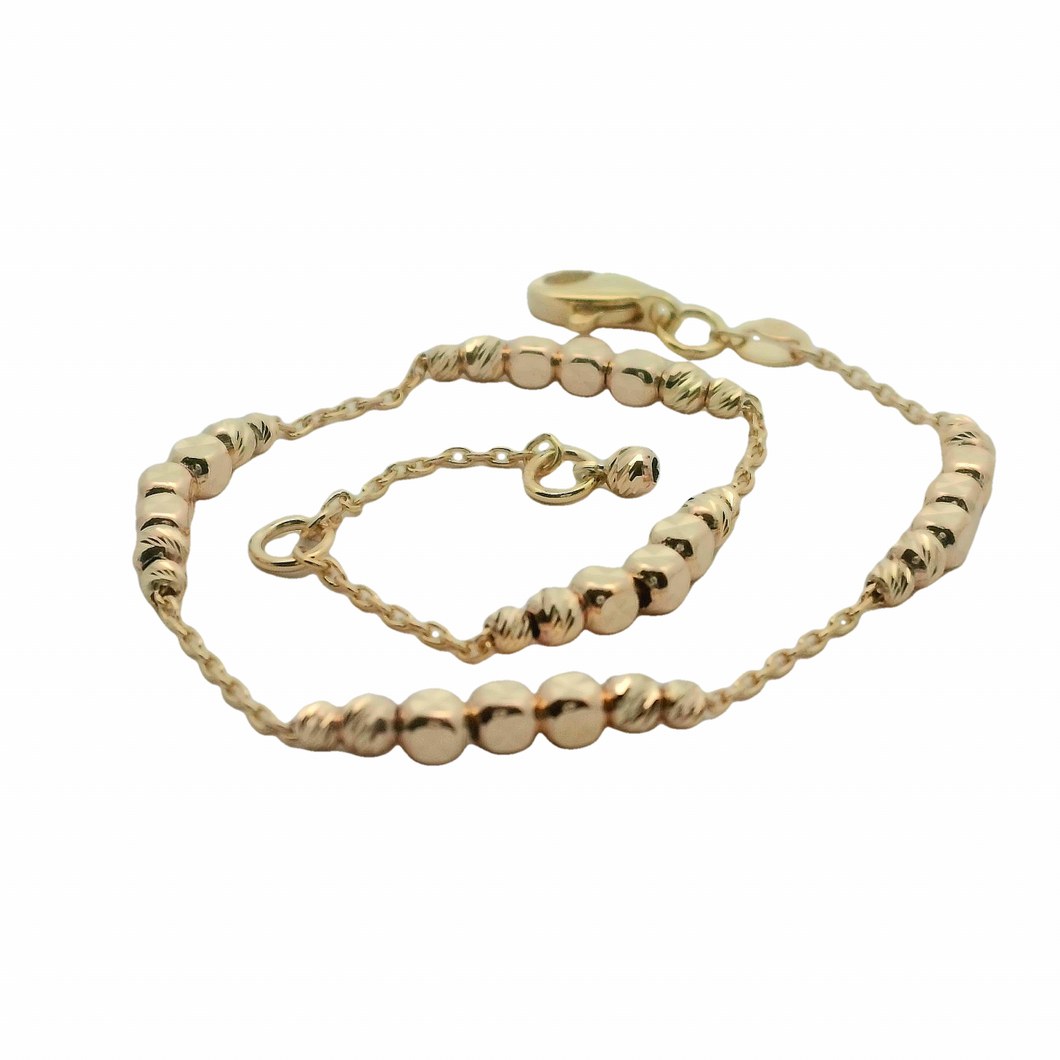 9CT YELLOW GOLD BRACELET