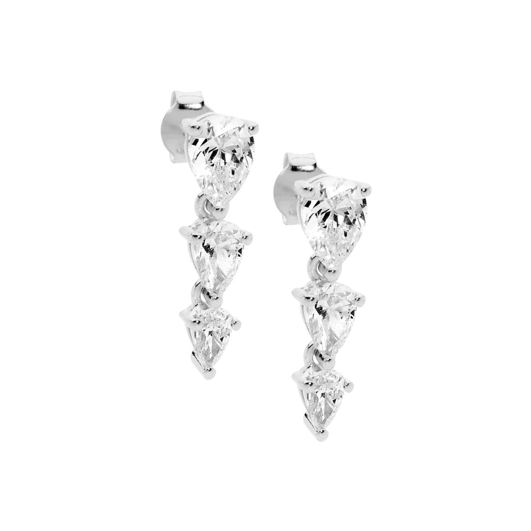 CZ Drop Earrings