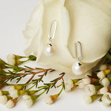 Load image into Gallery viewer, The Enchantress Pearl Drop Stud Earrings
