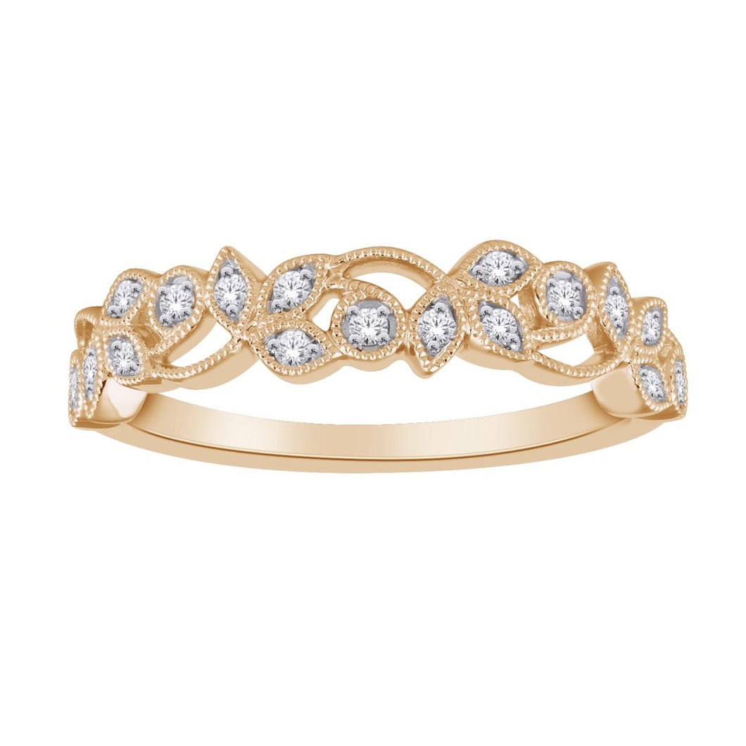 10ct Yellow Gold 0.12ct Diamond Ring