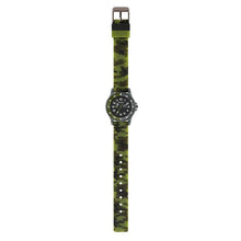 Load image into Gallery viewer, Tikkers Camo Strap Kids Time Teacher Watch
