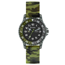 Load image into Gallery viewer, Tikkers Camo Strap Kids Time Teacher Watch
