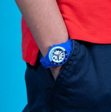 Load image into Gallery viewer, Tikkers Blue Silicone Strap Time Teacher Watch
