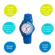 Load image into Gallery viewer, Tikkers Blue Silicone Strap Time Teacher Watch
