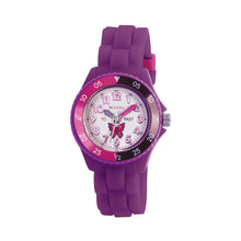 Load image into Gallery viewer, Tikkers Dark Purple Silicone Strap Time Teacher Watch
