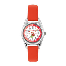 Load image into Gallery viewer, Tikkers Ladybird Red Strap Kids Time Teacher Watch
