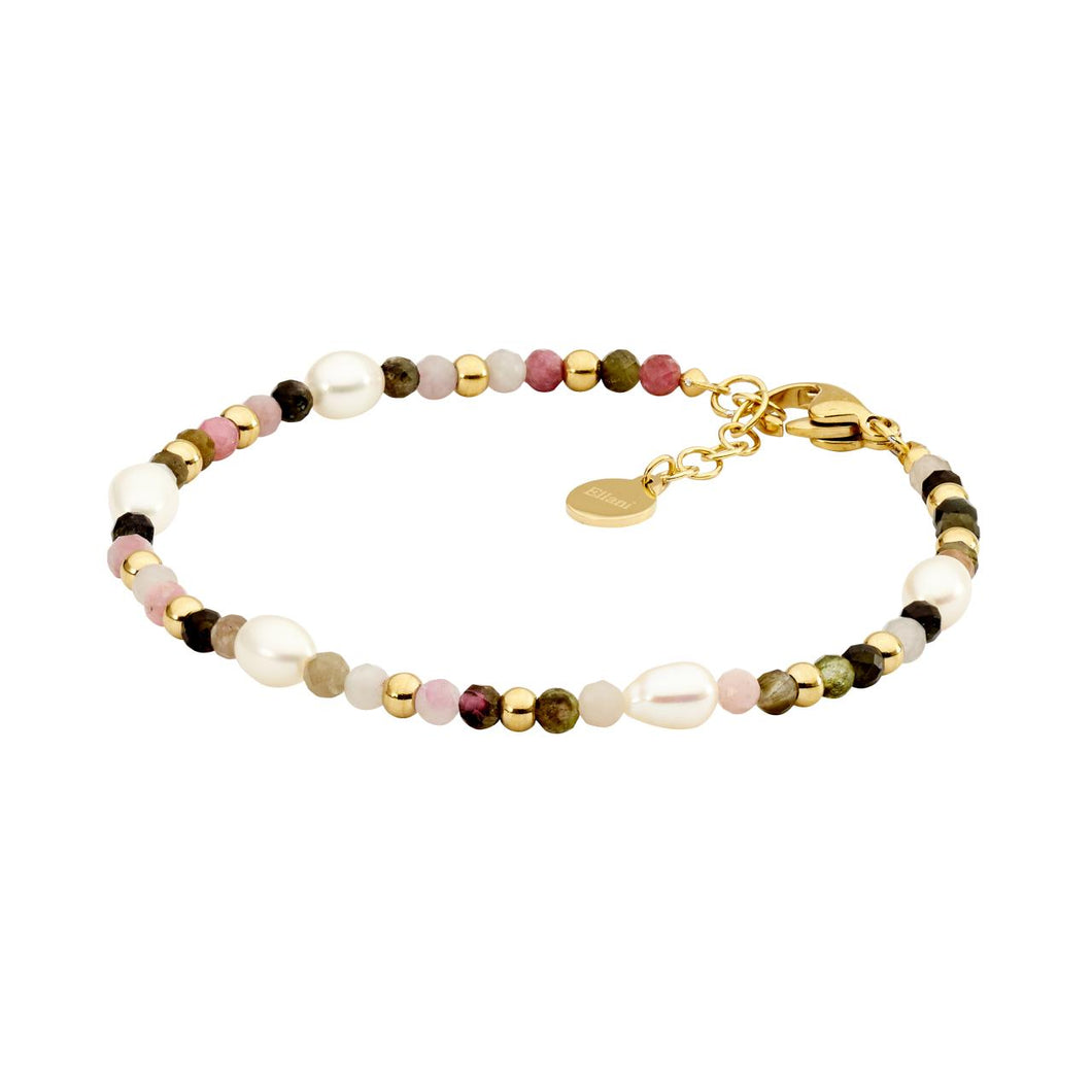 Ellani Stainless Steel Beaded Bracelet