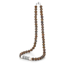 Load image into Gallery viewer, Bronzite Bead Men&#39;s Necklace
