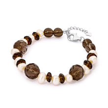 Load image into Gallery viewer, Wynter Smoky Quartz &amp; Freshwater Pearl Bracelet
