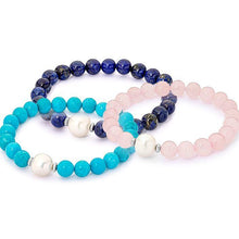 Load image into Gallery viewer, Leola Rose Quartz &amp; Pearl Bracelet
