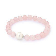 Load image into Gallery viewer, Leola Rose Quartz &amp; Pearl Bracelet
