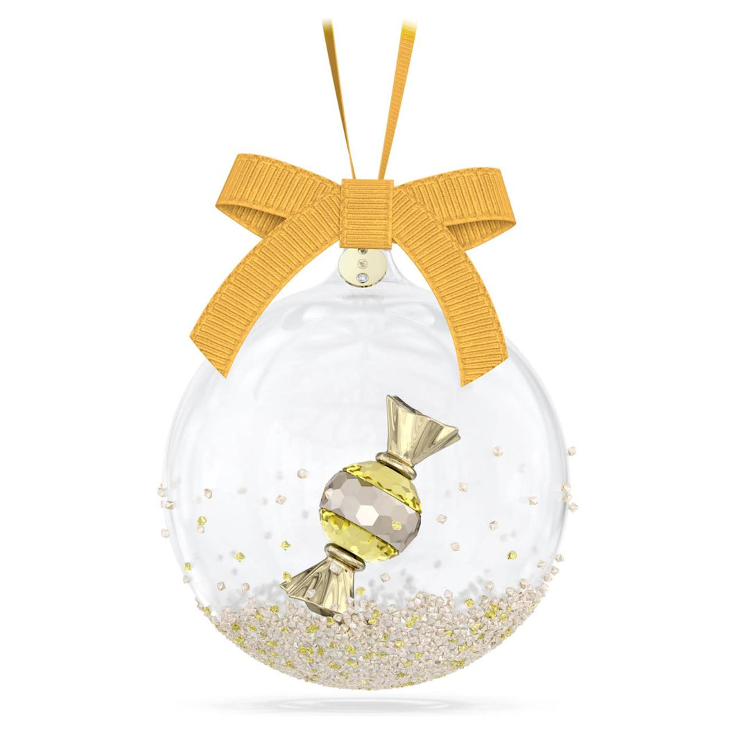 Holiday Cheers: Dulcis Ball Ornament - Yellow