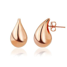 Load image into Gallery viewer, 9CT Rose Gold Teardrop Stud Earrings
