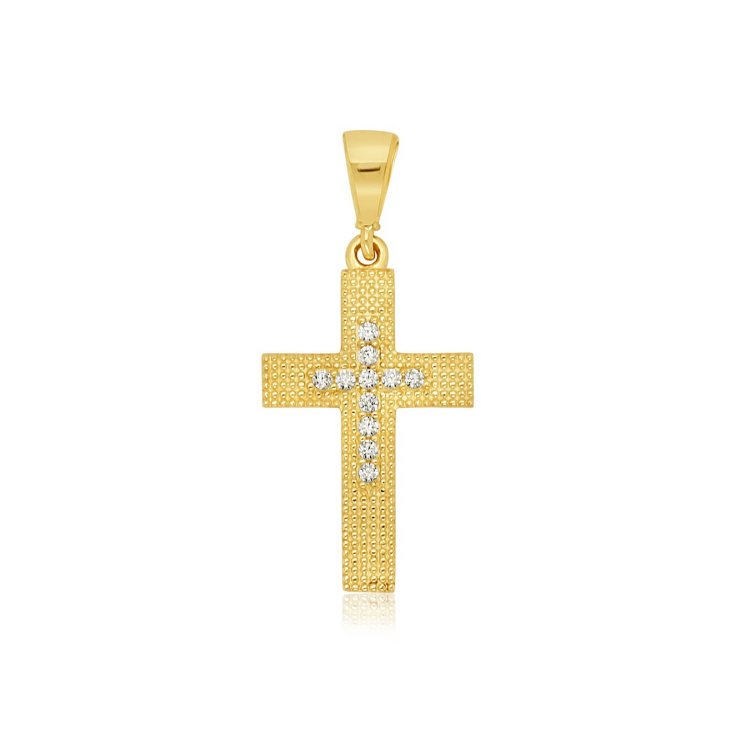 9ct Yellow Gold Cross