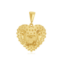 Load image into Gallery viewer, 9ct Yellow Gold Puffy Heart Pendant
