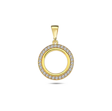 Load image into Gallery viewer, 9CT Gold &amp; CZ Pendant
