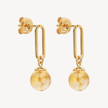 Load image into Gallery viewer, Limoncello Citrine Earrings
