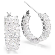 Load image into Gallery viewer, Swarovski Matrix Hoop Earrings - 5733397
