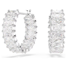 Load image into Gallery viewer, Swarovski Matrix Hoop Earrings - 5733397
