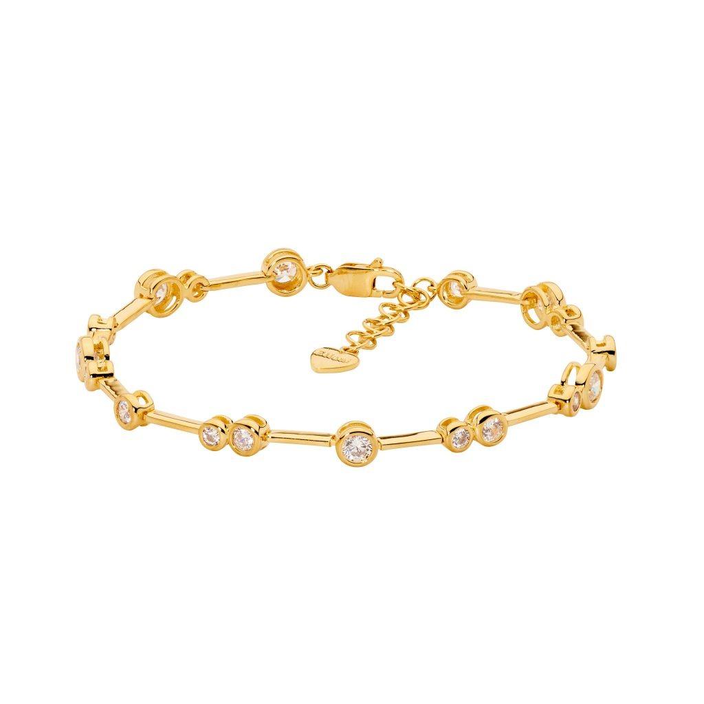 Bezel Set Bracelet