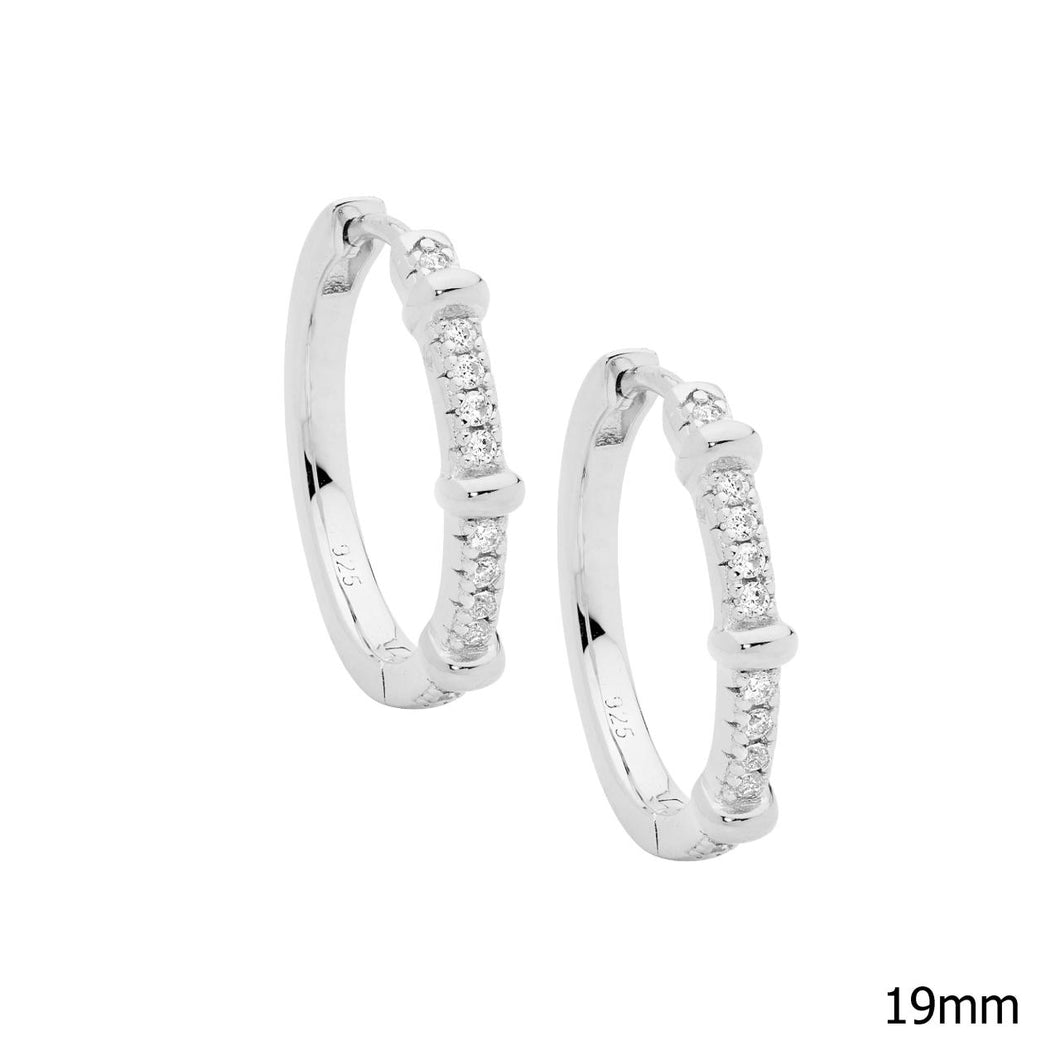 CZ Hoop Earrings