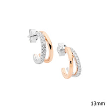 Load image into Gallery viewer, Double Split Hoop Earrings
