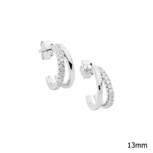 Load image into Gallery viewer, Double Split Hoop Earrings
