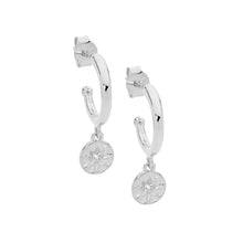 Load image into Gallery viewer, Hoop Star Disk Earrings
