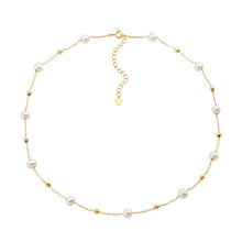 Load image into Gallery viewer, Freshwater Pearl &amp; Ball Necklace
