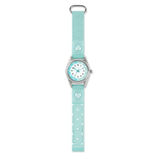 Load image into Gallery viewer, Tikkers Green Heart Velcro Watch
