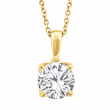 Load image into Gallery viewer, 18ct Yellow Gold 1.16ct Diamond Claw Necklace
