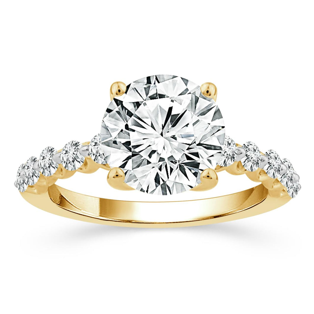 18ct Yellow Gold 4.18ct Diamond Ring
