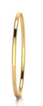 Load image into Gallery viewer, 9ct Yellow Gold Silver Filled Bangle (70mm)
