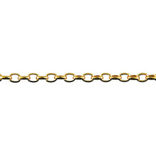 Load image into Gallery viewer, 9ct Yellow Gold Heart Padlock Oval Figaro Bracelet
