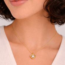 Load image into Gallery viewer, 9ct Gold 0.25ct Swing Diamond Heart Pendant
