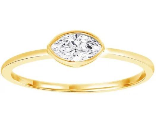 9ct Yellow Gold 0.25ct Diamond Ring