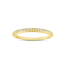 Load image into Gallery viewer, 9ct Yellow Gold 0.14ct Diamond Ring
