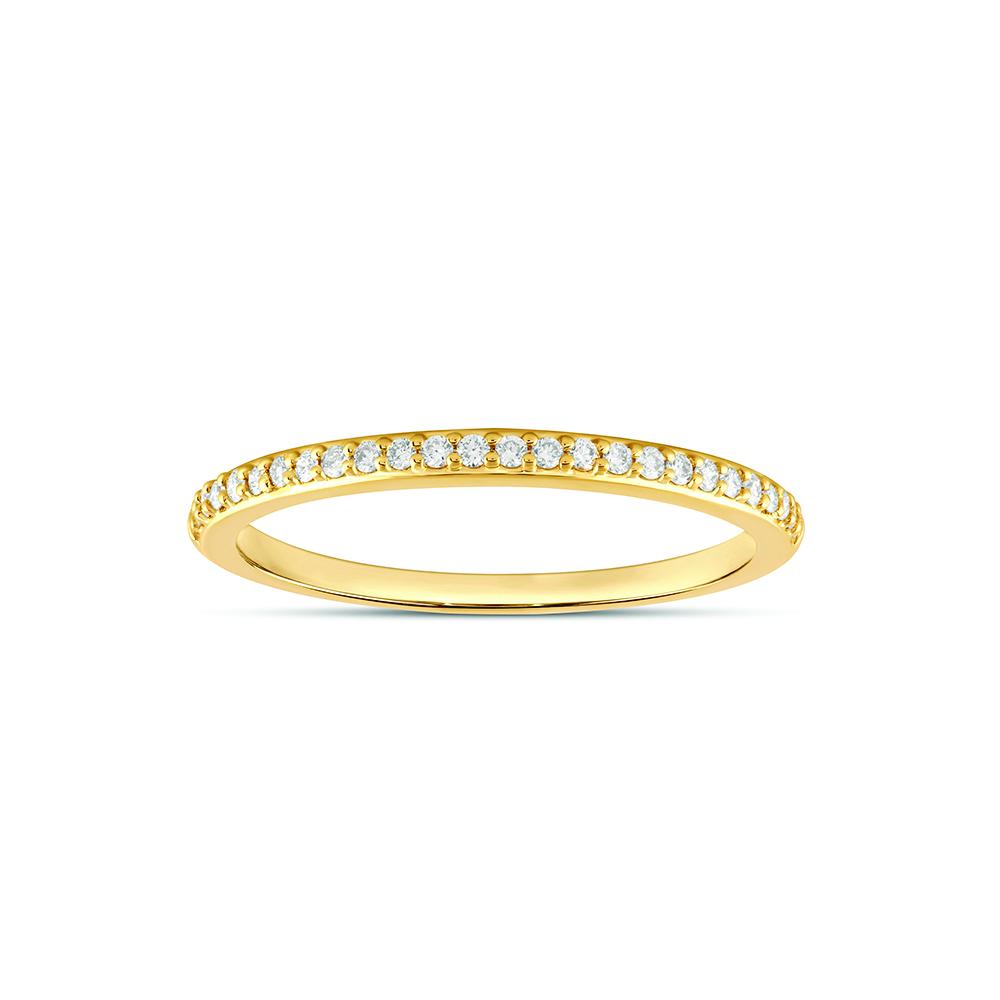 9ct Yellow Gold 0.14ct Diamond Ring