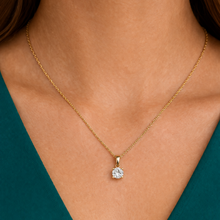 Load image into Gallery viewer, 9ct Gold 1.08CT Diamond Pendant
