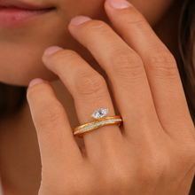 Load image into Gallery viewer, Solace Wrap Marquise Diamond Ring
