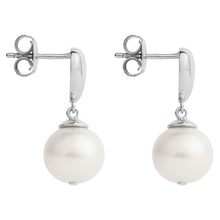 Load image into Gallery viewer, Hanging Pearl Earrings
